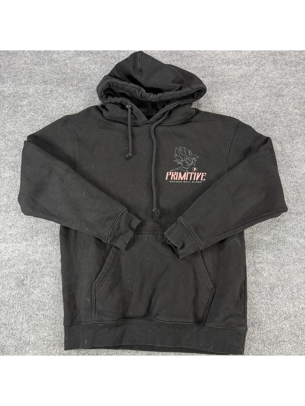 Primitive Skateboarding x Dragon Ball Z Super Goku Black Rose SSR hoodie Large